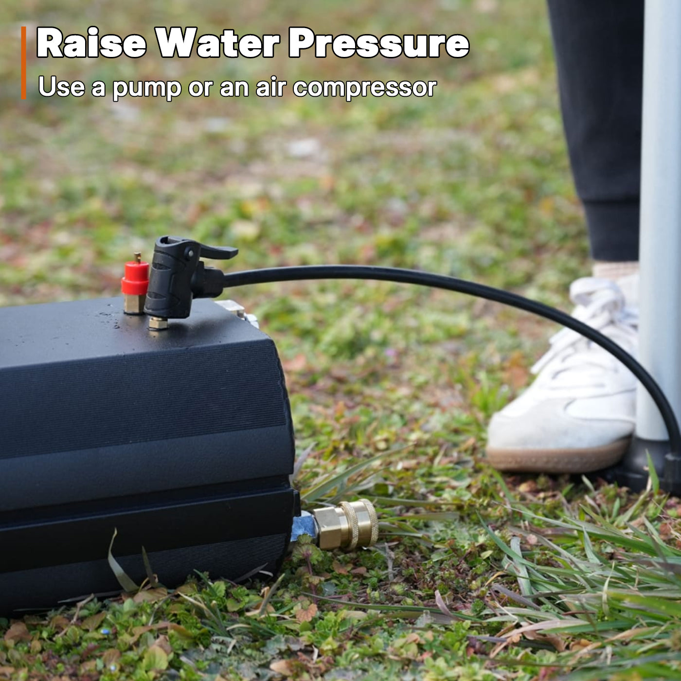 OPENROAD Pressurized Water Tank for Camping Shower Openroad4wd