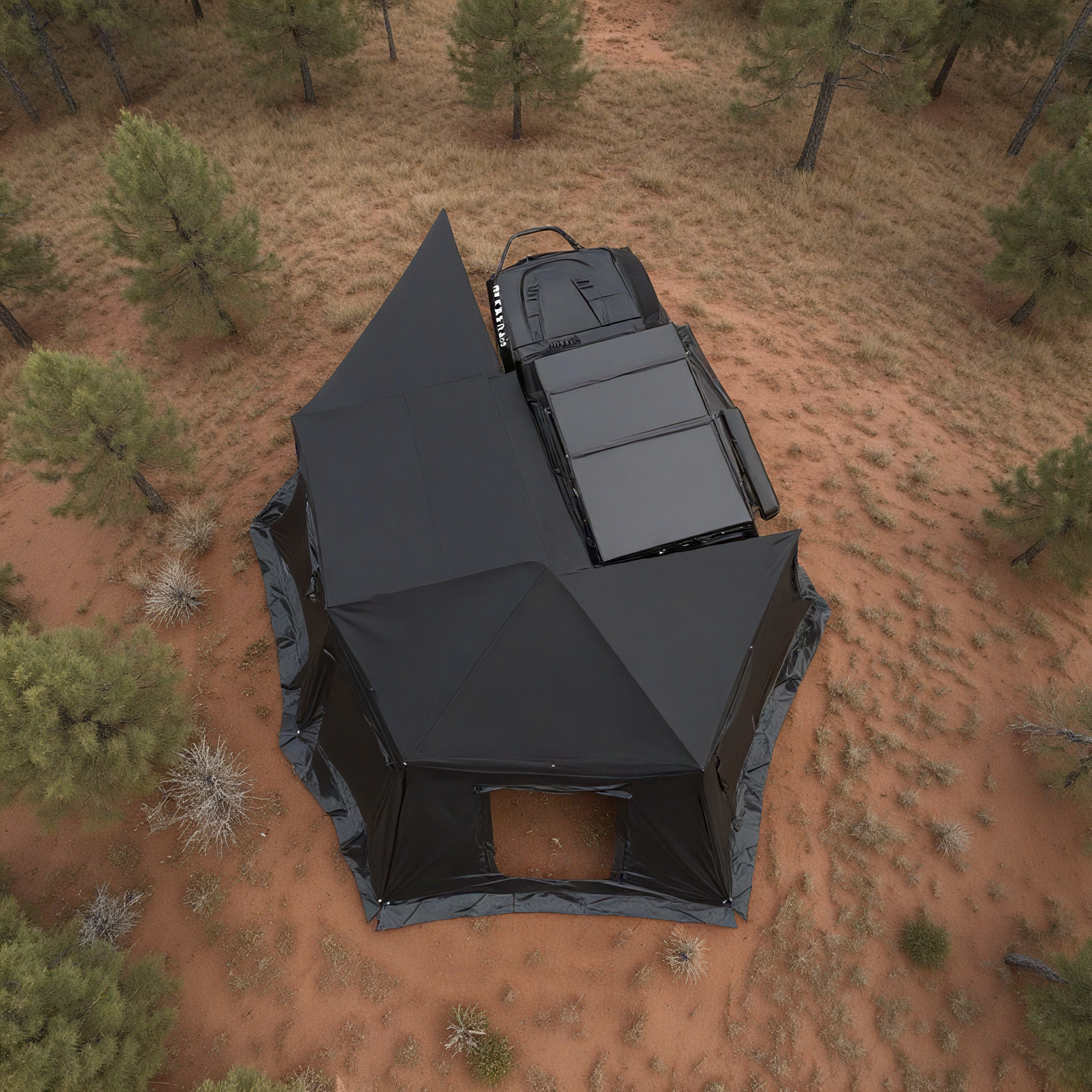 OPENROAD 270 Degree Awning Plus Openroad4wd Driver Awning with Sidewalls