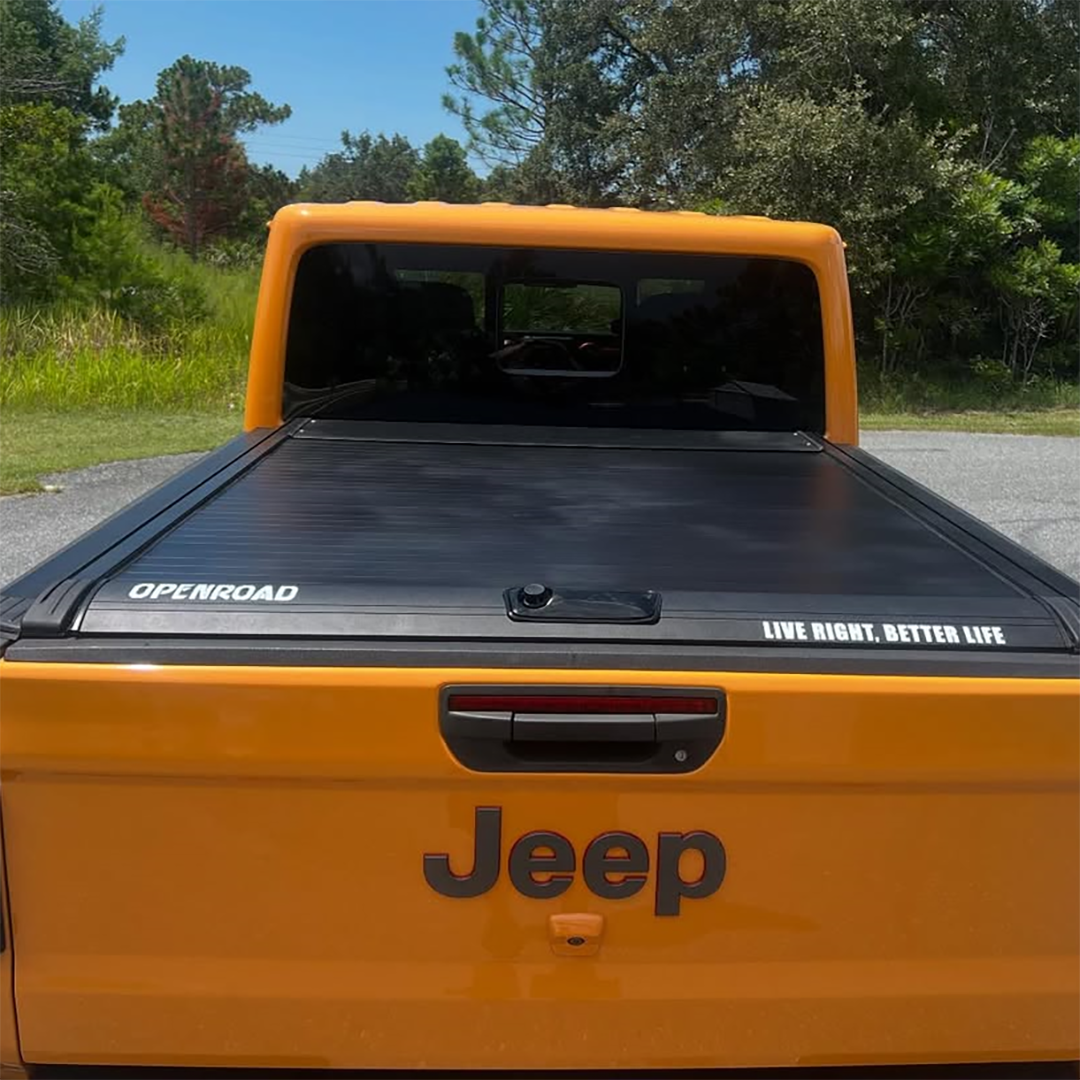OPENROAD Aluminum Retractable Tonneau Cover Openroad4wd