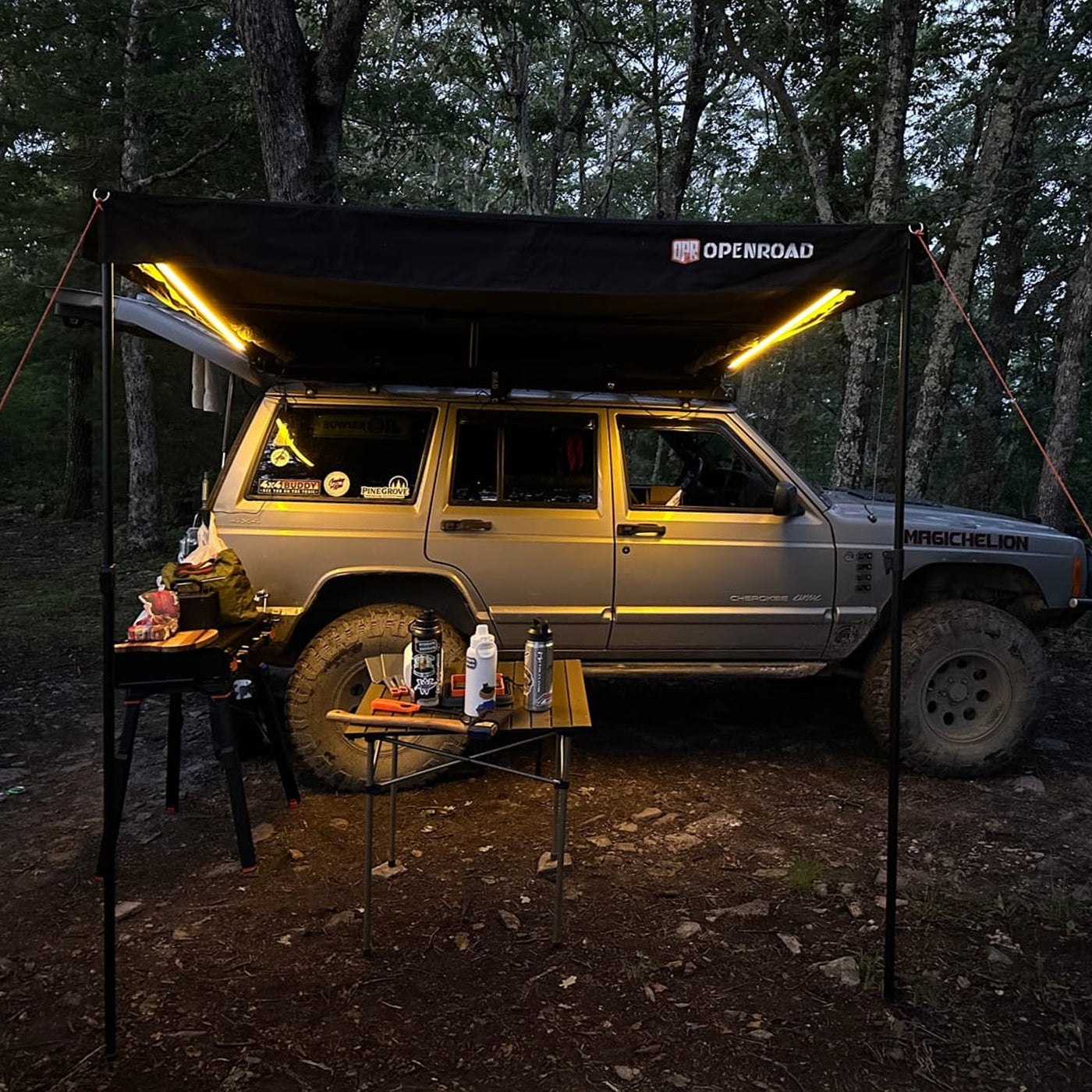 OPENROAD 90-Degree Quick-open Awning