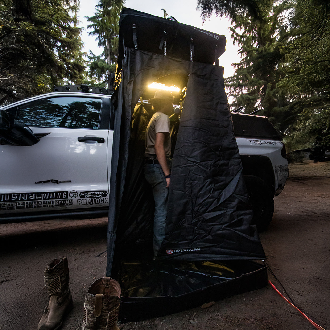 OPENROAD Quick-Open Shower Awning V2