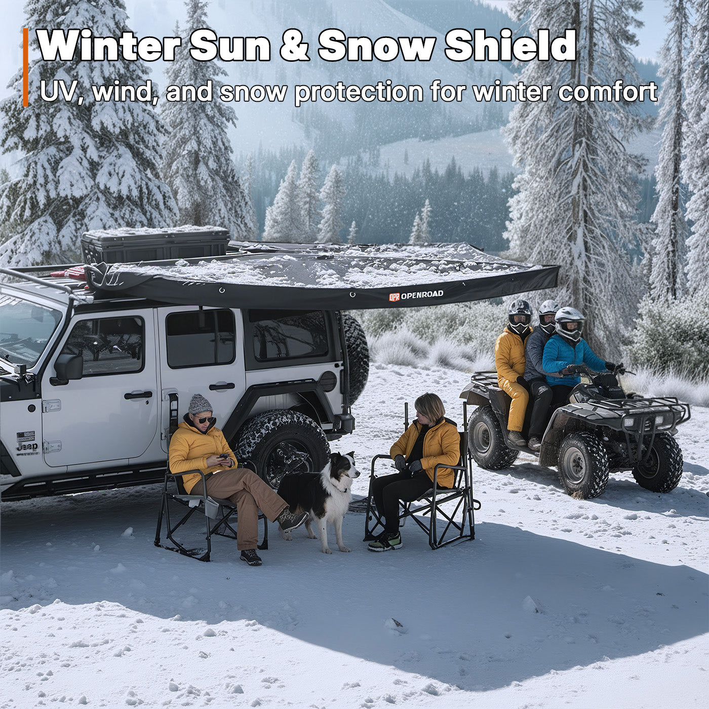 OPENROAD  270 Free Standing Awning for Camping