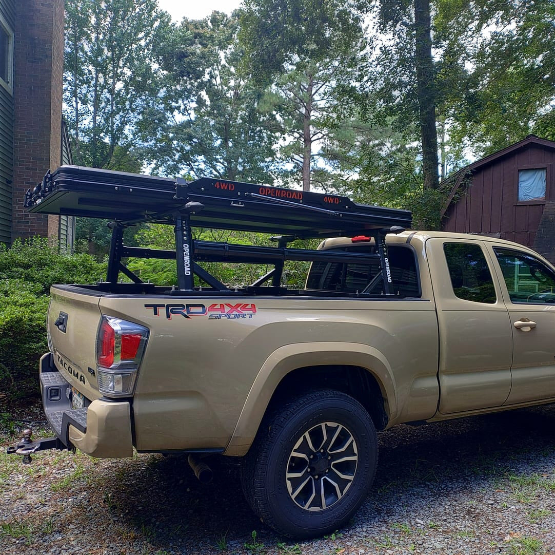 OPENROAD Universal Fit Adjustable Bed Rack for Trucks