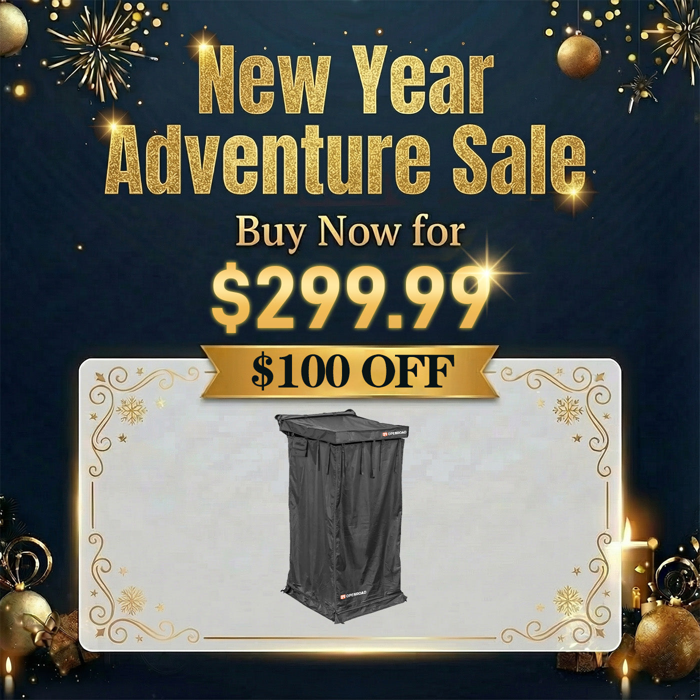 OPENROAD Quick-Open Overland Shower/Privacy Awning V2