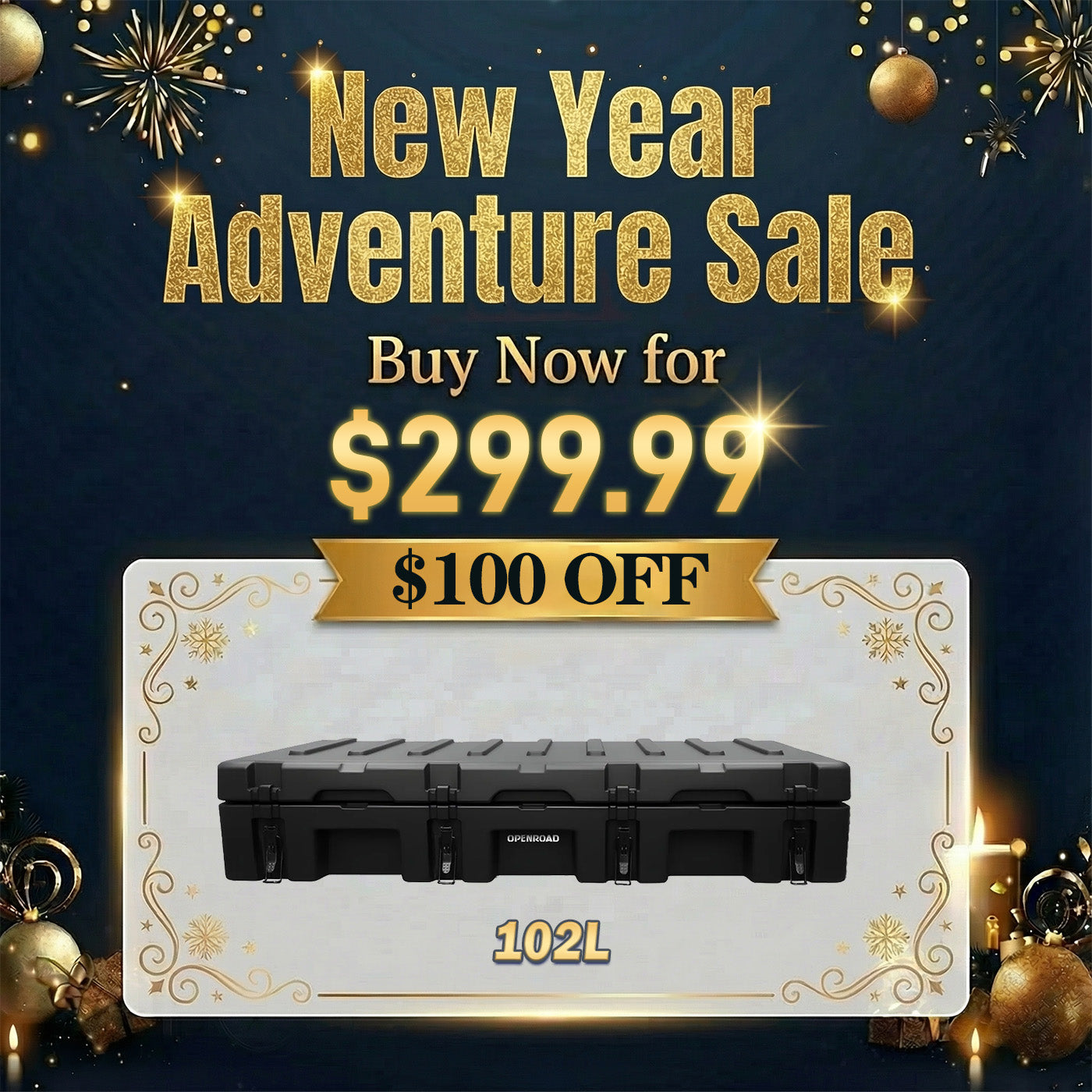 OPENROAD Camping Storage Case – 102L