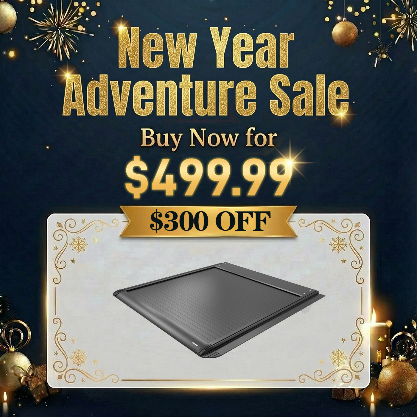 OPENROAD Aluminum Retractable Tonneau Cover