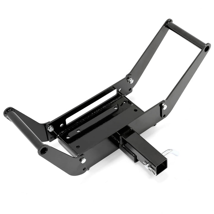OPENROAD 2 Inches 15,000 lbs Capacity Winch Mount Receiver Hitch Winch Mounting Plate