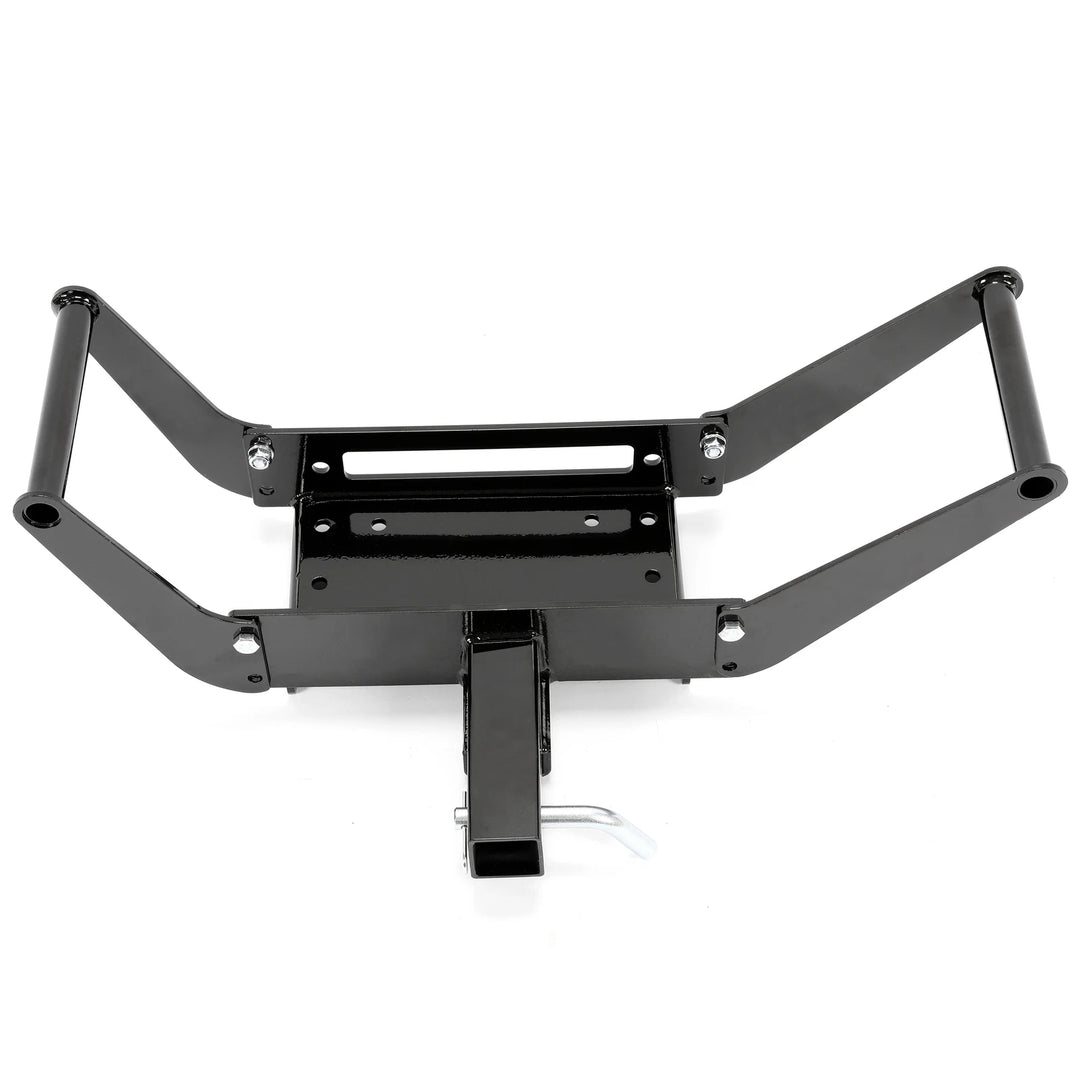 OPENROAD 2 Inches 15,000 lbs Capacity Winch Mount Receiver Hitch Winch Mounting Plate
