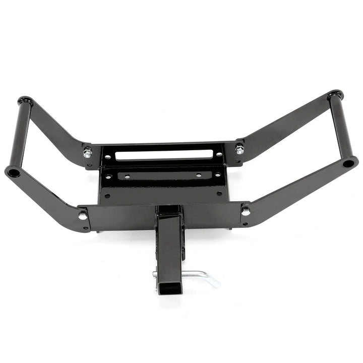 OPENROAD 2 Inches 15,000 lbs Capacity Winch Mount Receiver Hitch Winch Mounting Plate