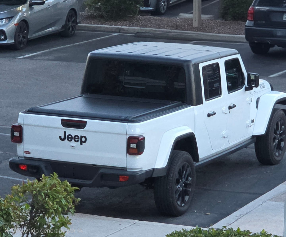 OPENROAD Aluminum Retractable Tonneau Cover with 12,000lbs Electric Winch Openroad4wd