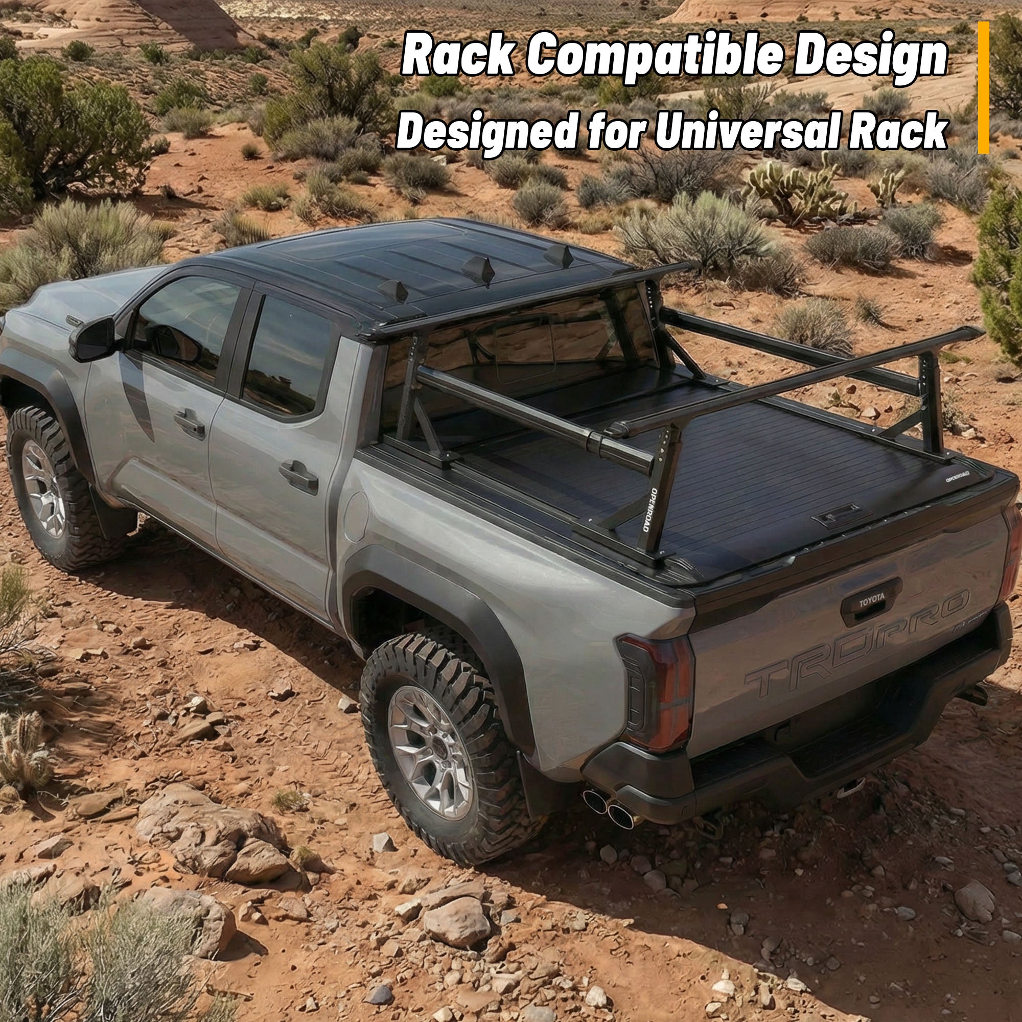 OPENROAD Aluminum Retractable Tonneau Cover Openroad4wd