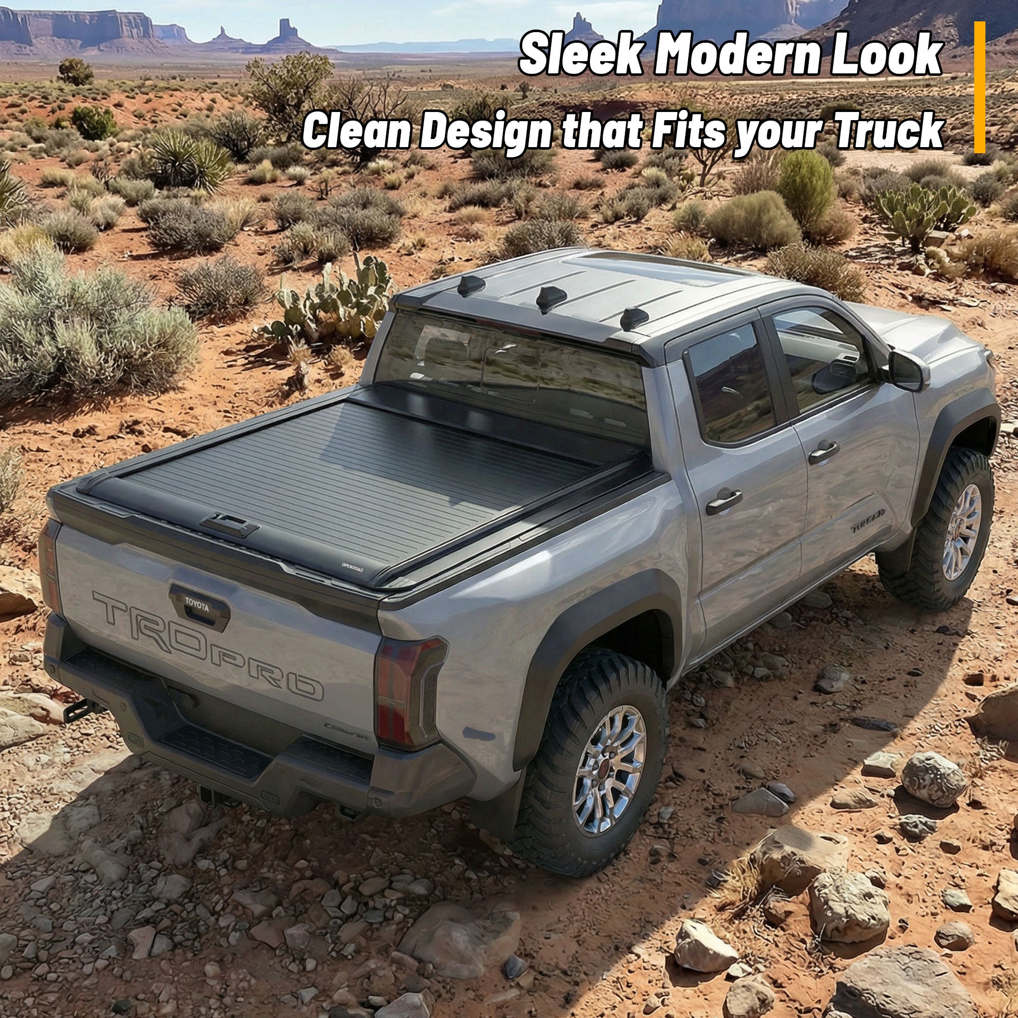 OPENROAD Aluminum Retractable Tonneau Cover Openroad4wd