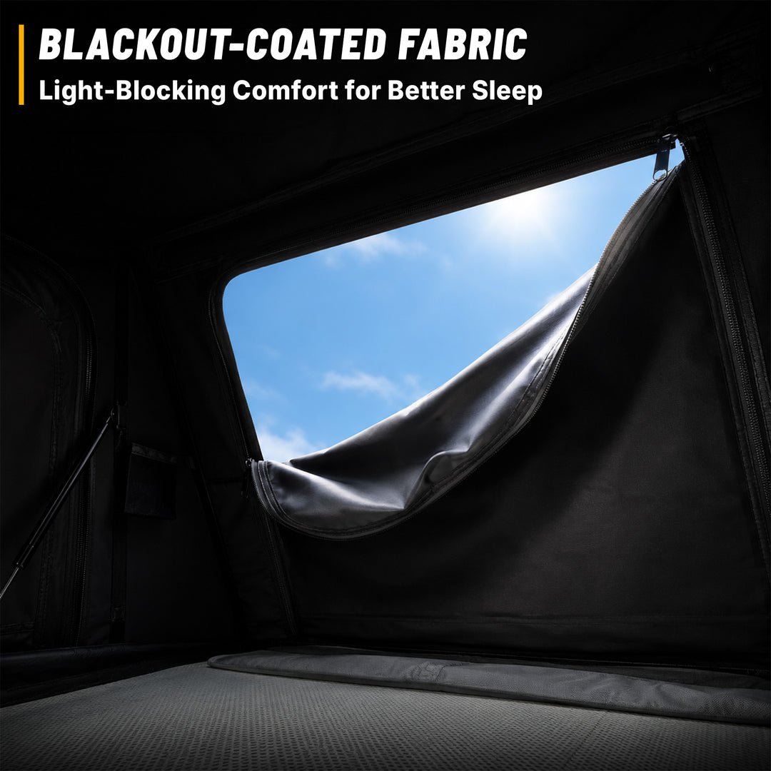 OPENROAD FlowRoof Side-Open Hard Shell Rooftop Tent