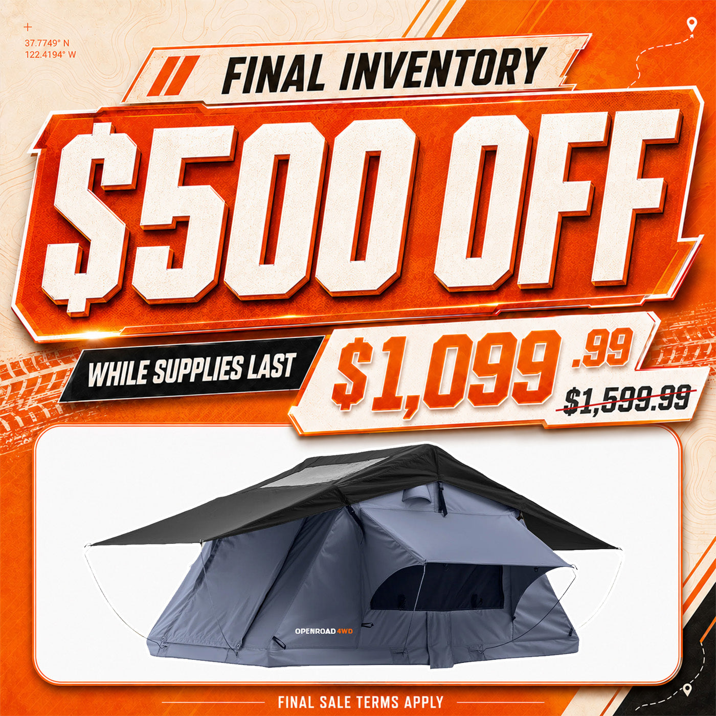 OPENROAD Soft Roof Top Tent – Openroad4wd