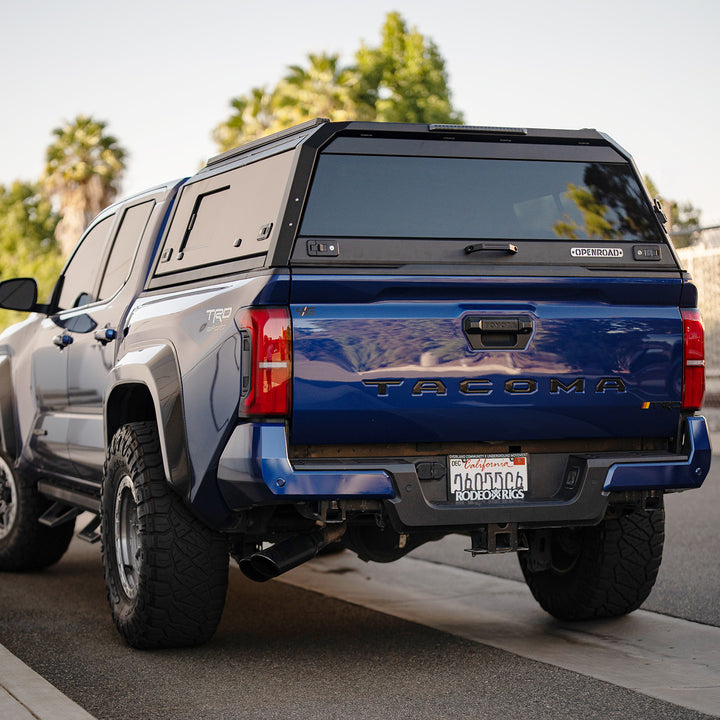 OPENROAD Sliding Glass Side Truck Cap for Toyota Tacoma (2024-2026) – 5ft Bed