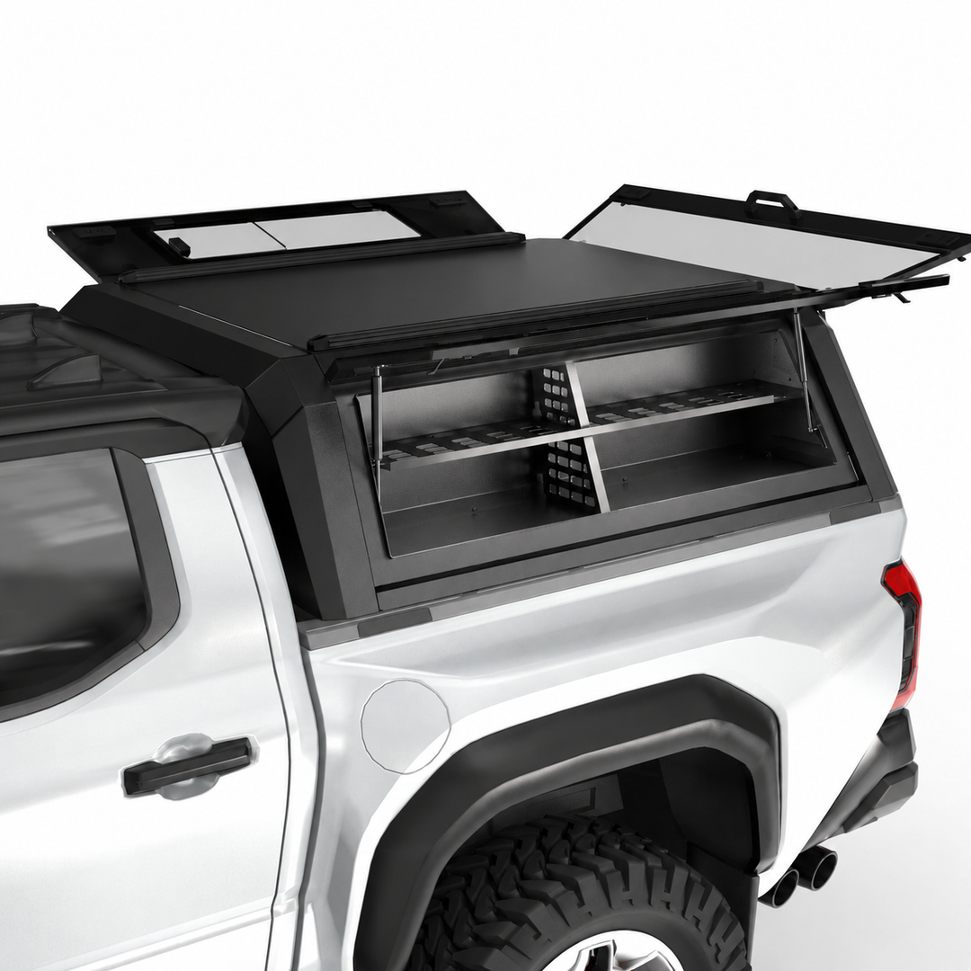 OPENROAD Truck Cap Sliding Glass Side Series Storage Box Openroad4wd