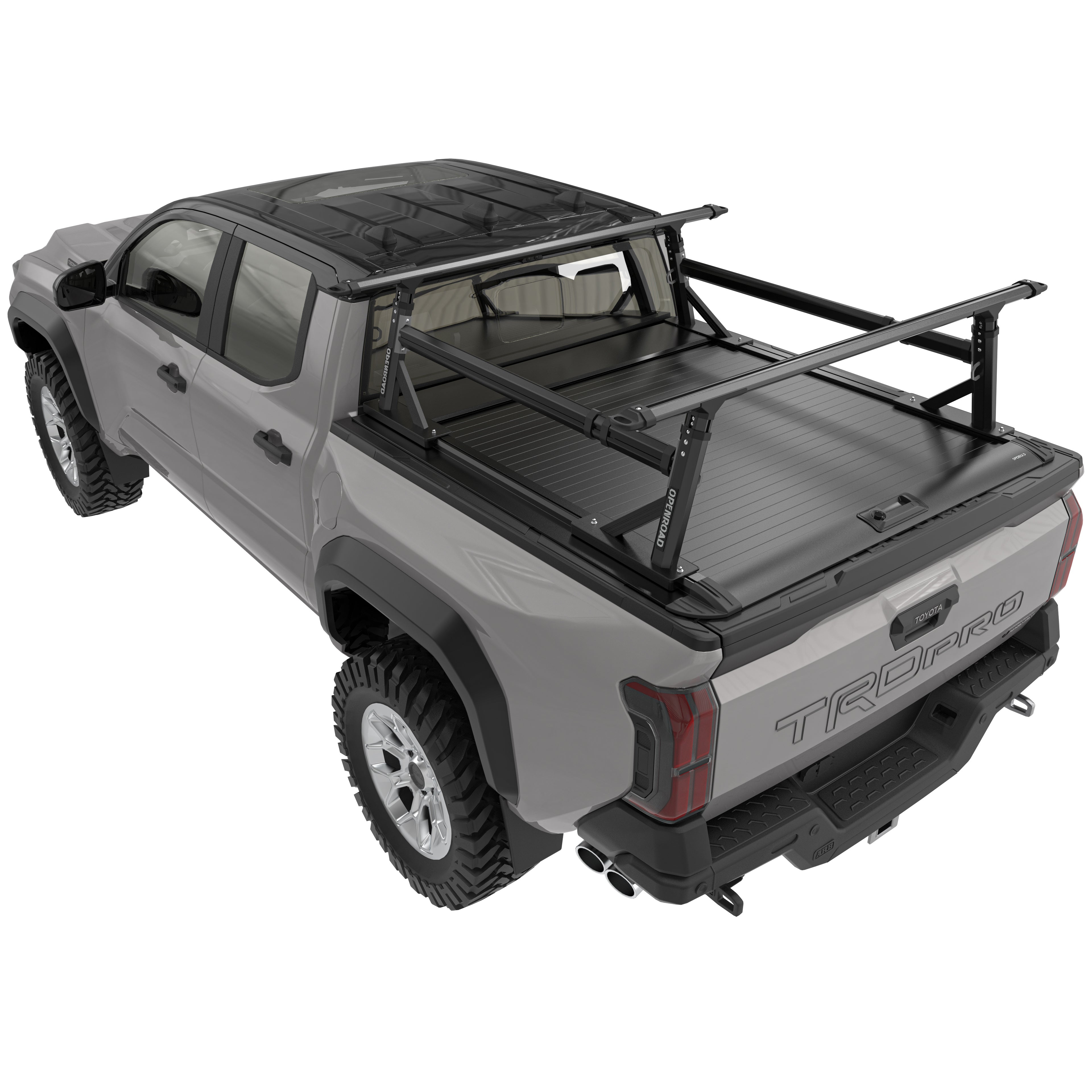OPENROAD Aluminum Retractable Tonneau Cover for Toyota Tacoma (2022-2026) 6ft With handle Openroad4wd
