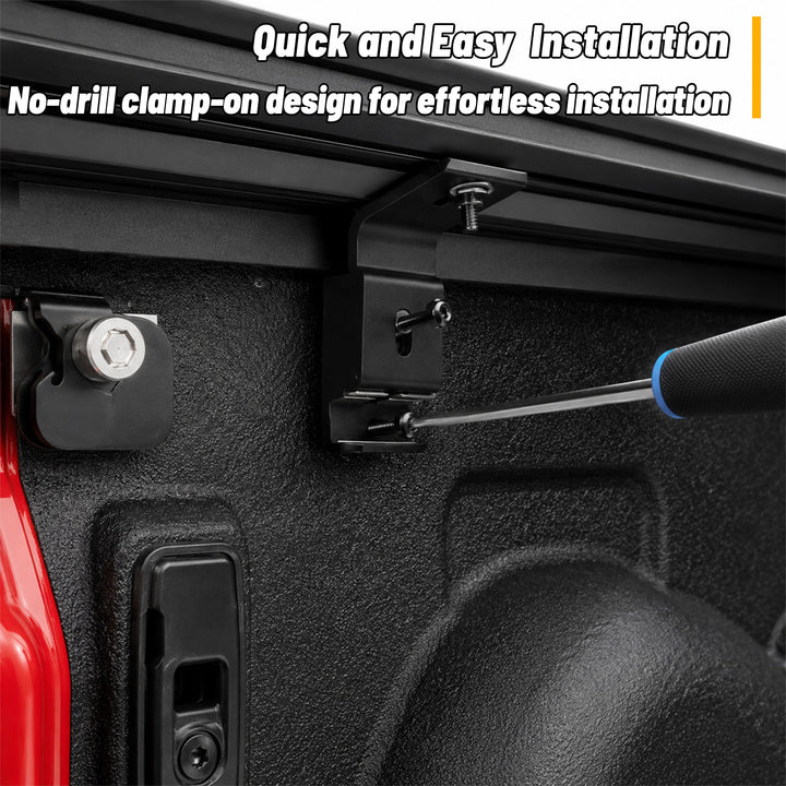 OPENROAD Aluminum Retractable Tonneau Cover for F150 (2004-2026) 5.5ft With handle Openroad4wd