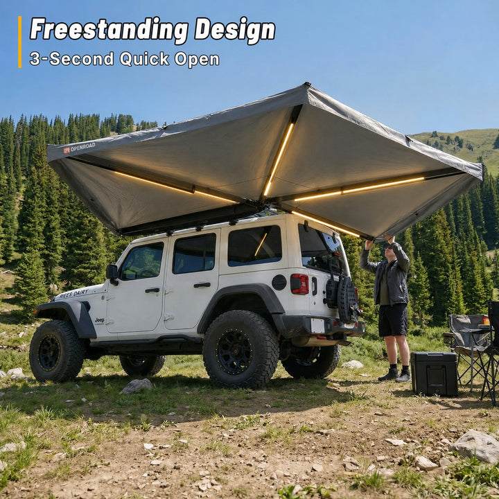 OPENROAD 270 Free Standing Awning for Camping-Trail Series