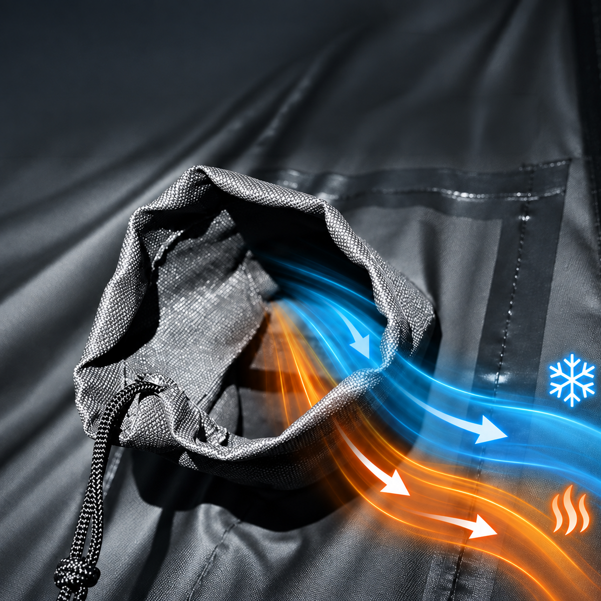 COOL IN SUMMER.WARM IN WINTER.