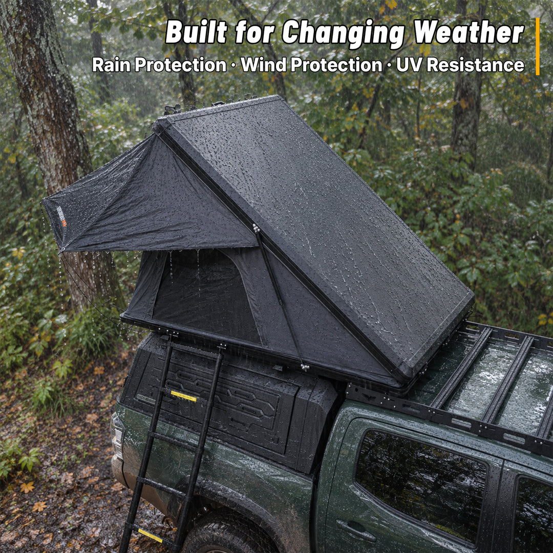 OPENROAD Aluminum Hard Shell Roof Top Tent - EdgeRoof Series