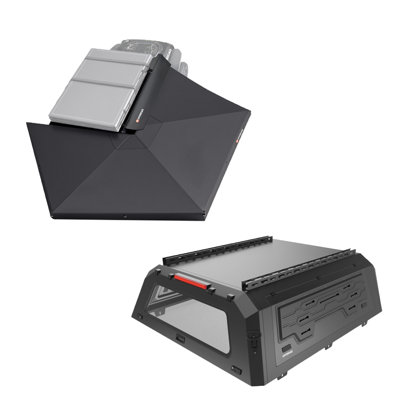 OPENROAD 270 Awning with Truck Cap Openroad4wd