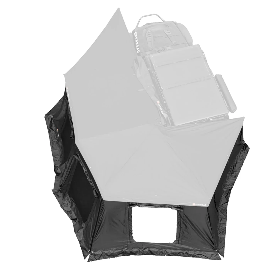 OPENROAD 270 Degree Awning XL with 270 Awning  XL Side Wall with Shower Awning V2