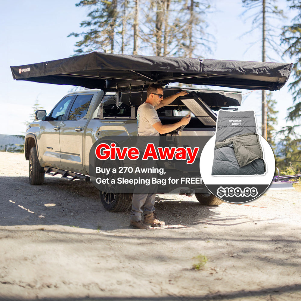 OPENROAD 270 Free Standing Awning for Camping awnings openroad4wd.com