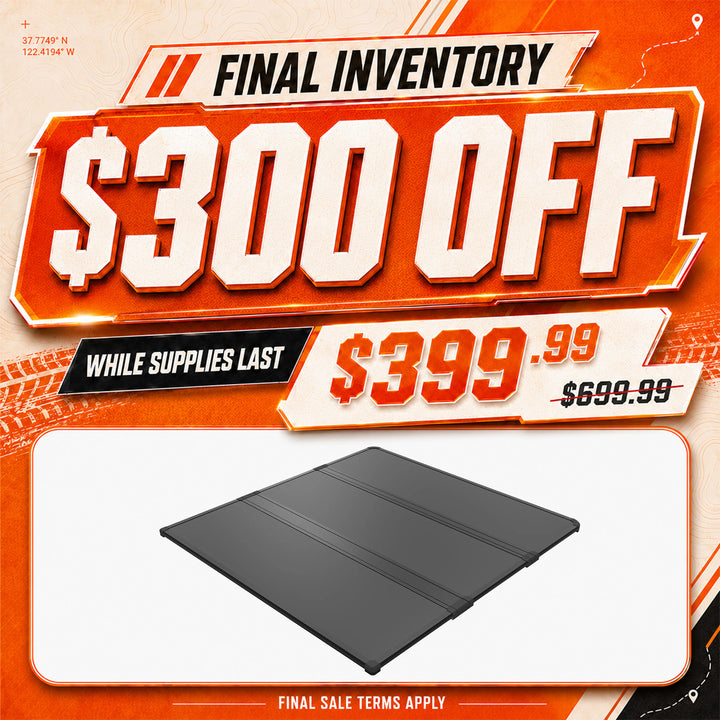 OPENROAD Aluminum folding Tonneau Cover Openroad4wd
