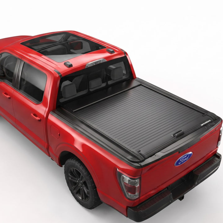 OPENROAD Aluminum Retractable Tonneau Cover for Ford F-150 2004–2025 5.5ft