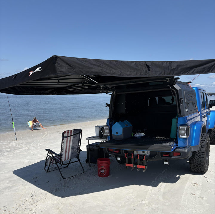 OPENROAD 270 Free Standing Awning for Camping-Adventure Series with Shower Awning V2 Openroad4wd