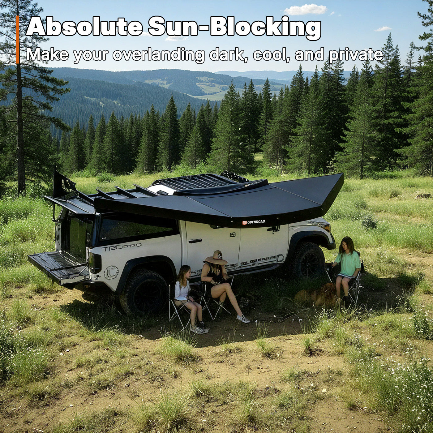 OPENROAD 180 Free Standing Awning Openroad4wd