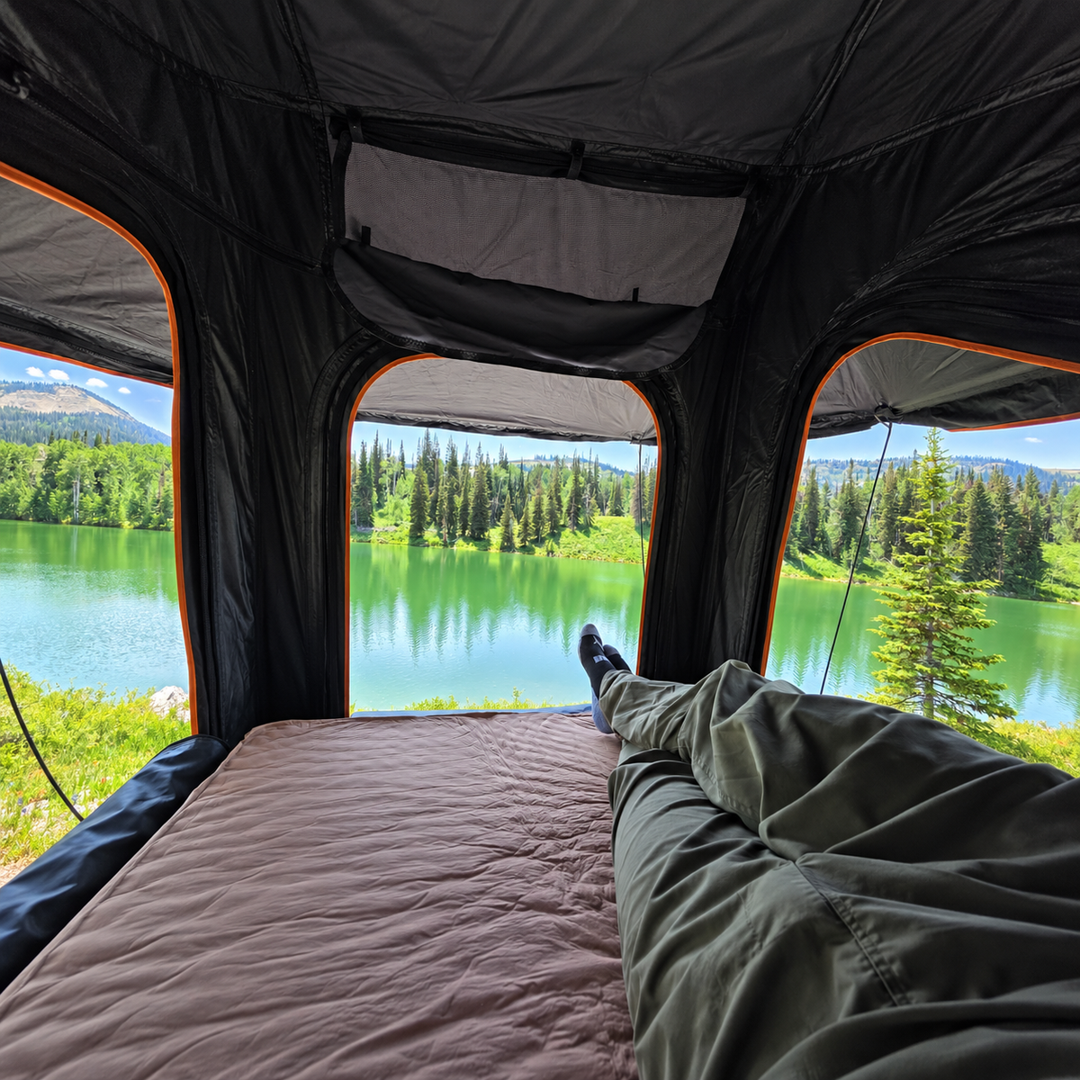 Open up all four sides.