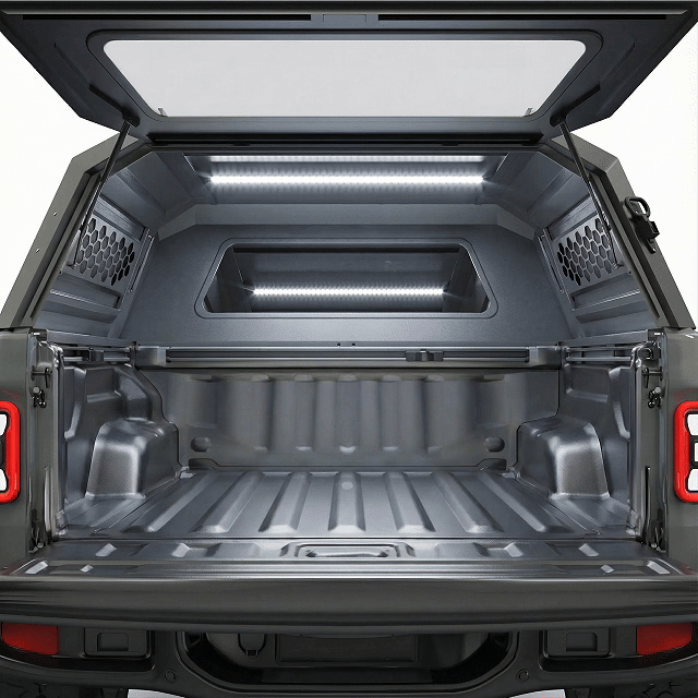OPENROAD Aluminum Truck Cap for GMC Sierra 1500 (2019-2026)-5.8 ft Bed Openroad4wd