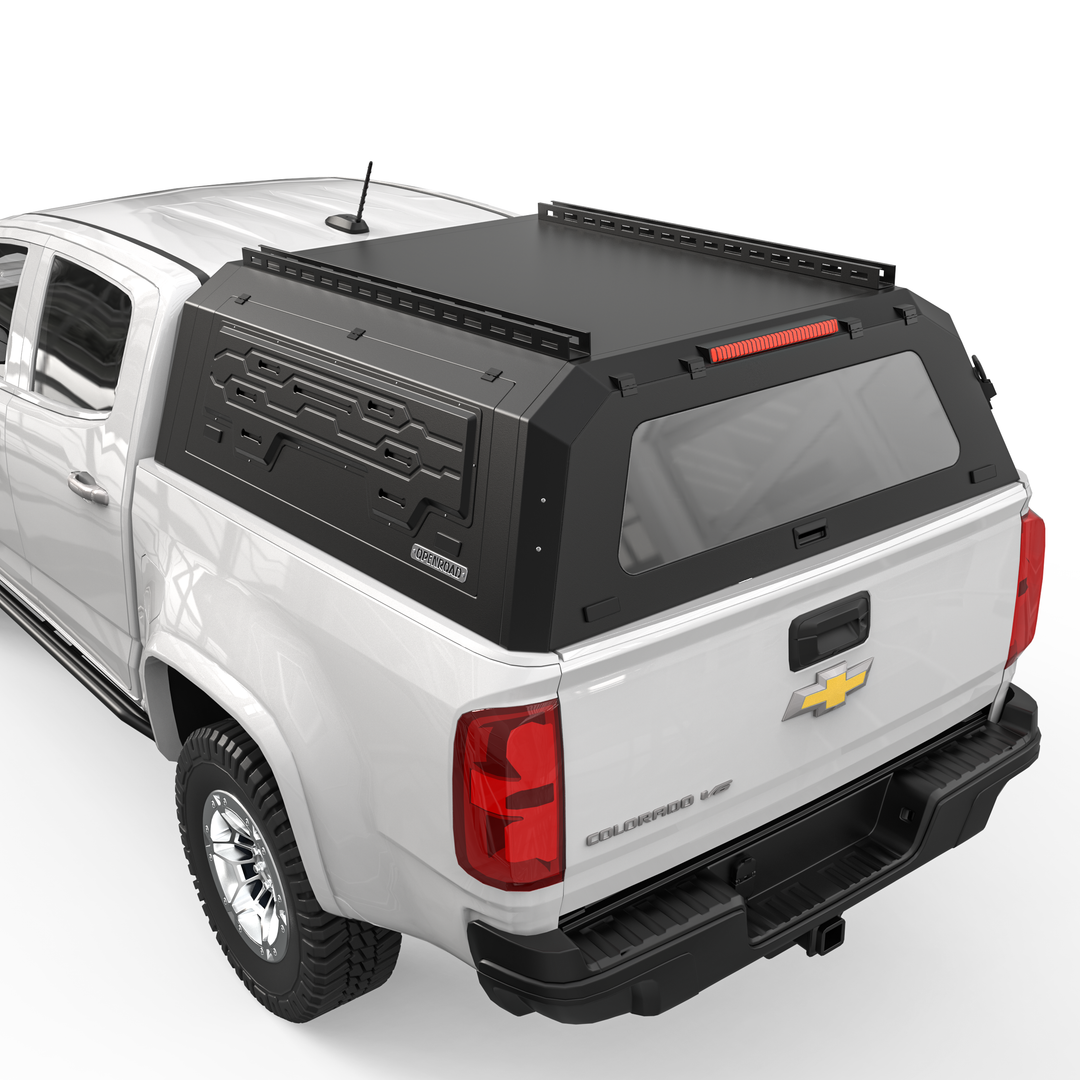 OPENROAD Aluminum Truck Cap for Chevy Colorado/GMC Canyon (2015-2022) – 5ft Bed Openroad4wd