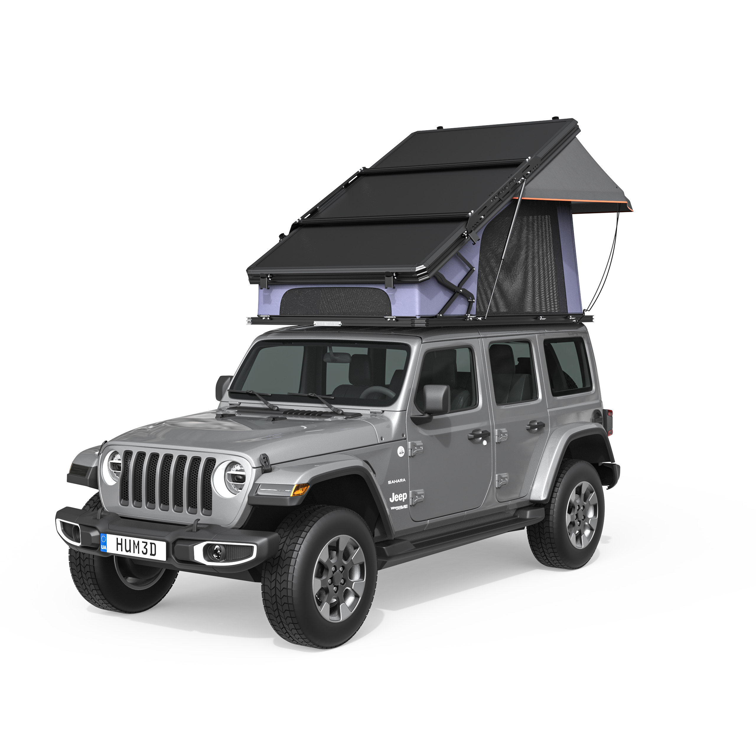 OPENROAD Carpa de techo rígida de aluminio, serie PeakRoof LT 