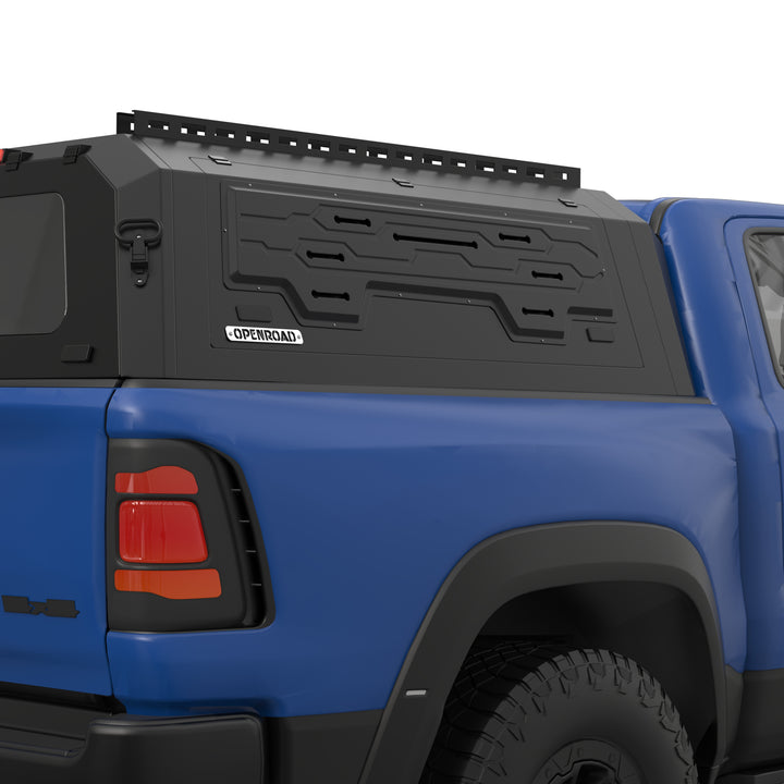 OPENROAD Aluminum Truck Cap for Ram 1500 DT (2019-2026)-6.4ft Bed