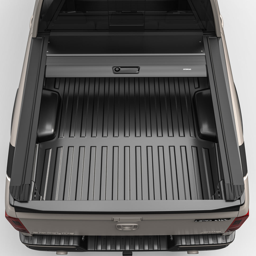OPENROAD Aluminum Retractable Tonneau Cover for Honda Ridgeline(2017-2026) -5.3ft Bed With handle | Pre-Order | ETA Nov.10 Openroad4wd