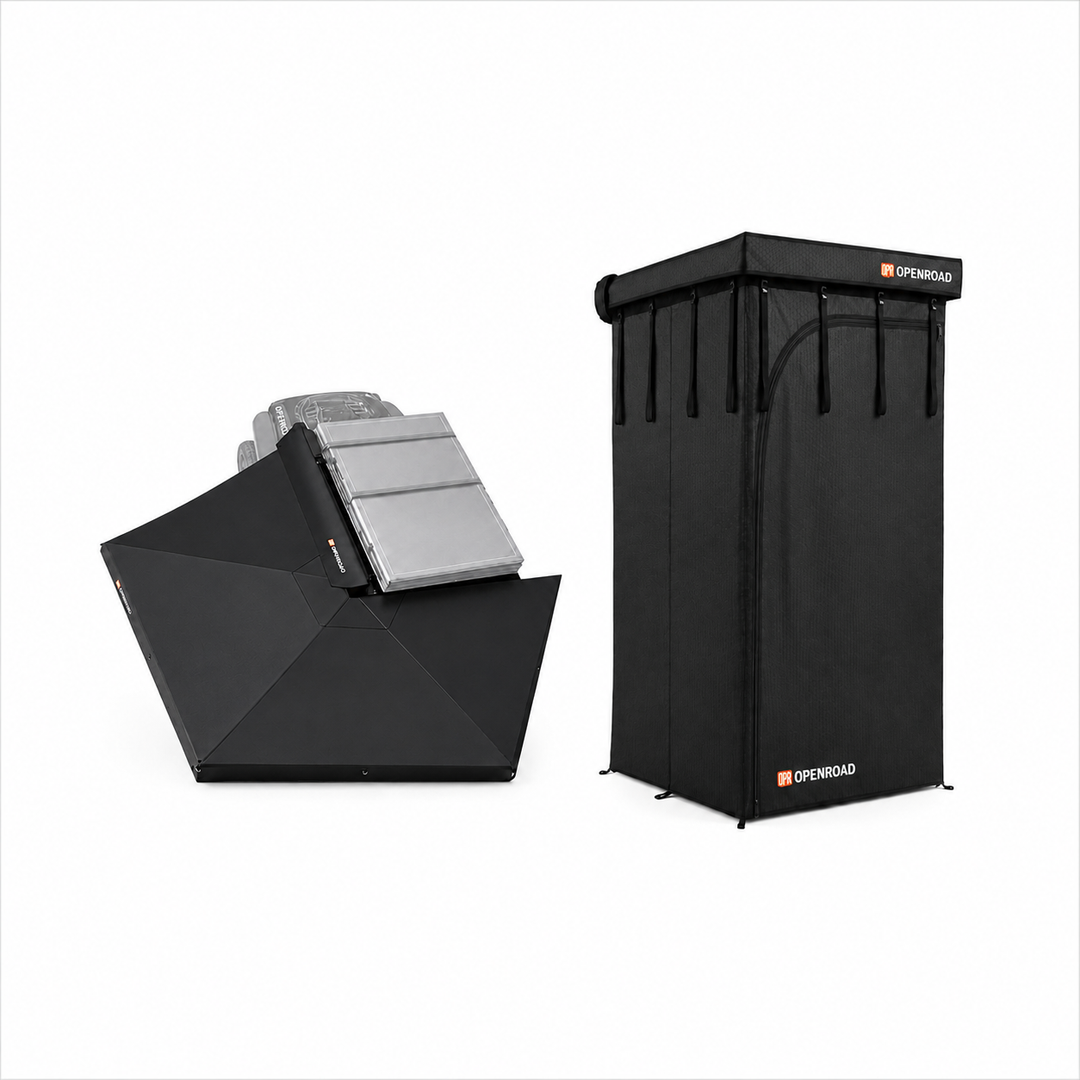 OPENROAD 270 Free Standing Awning for Camping-Adventure Series with Shower Awning V2