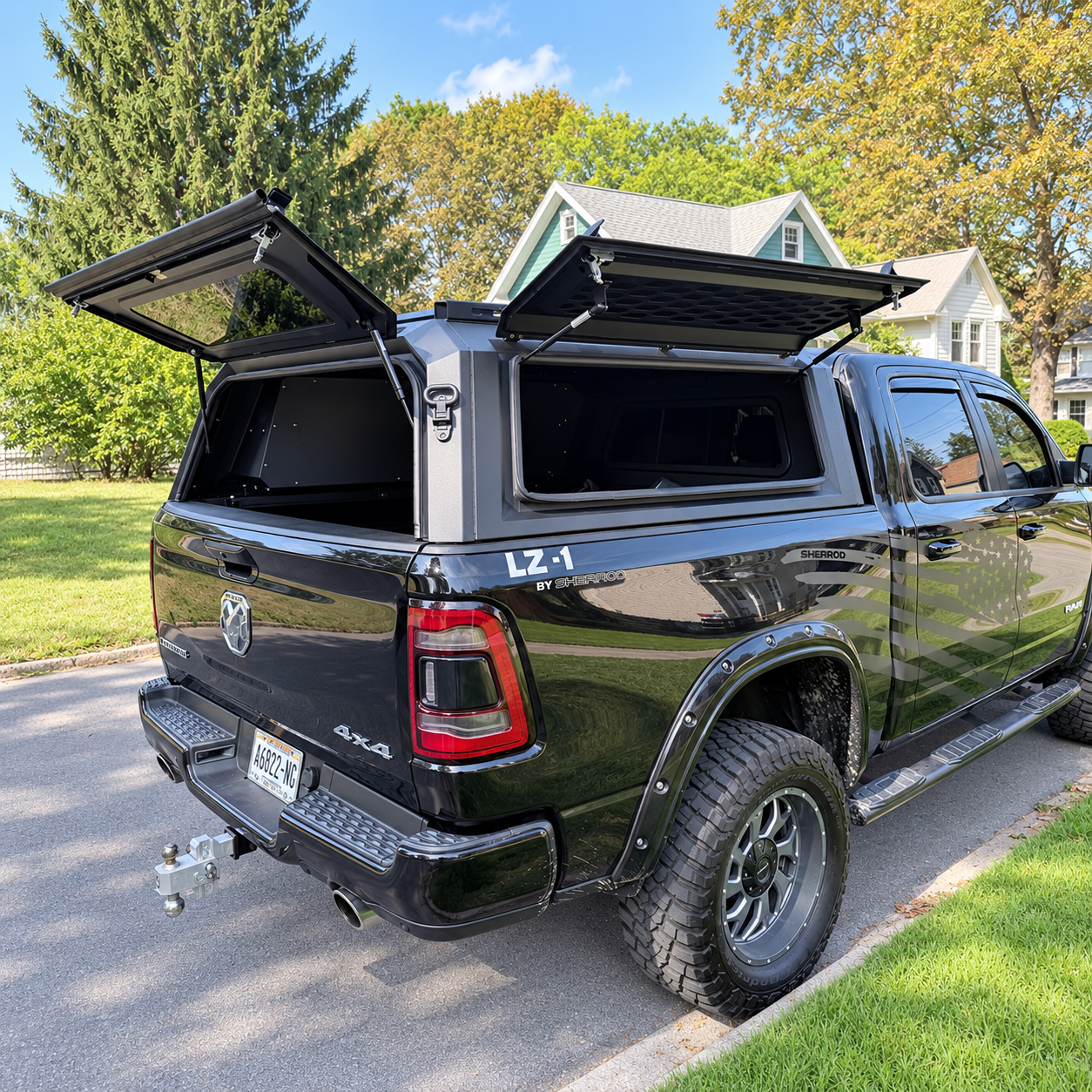 OPENROAD Aluminum Truck Cap for Dodge RAM 1500 DT (2019-2026) – 5.7ft Bed Openroad4wd