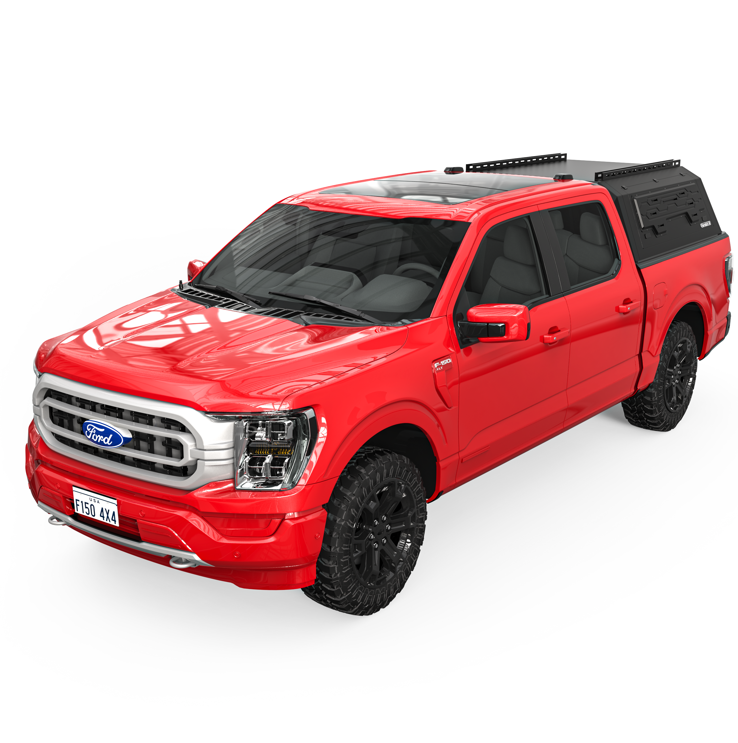 OPENROAD Aluminum Truck Cap for Ford F-150 (2021-2026) – 5.7ft Bed Openroad4wd