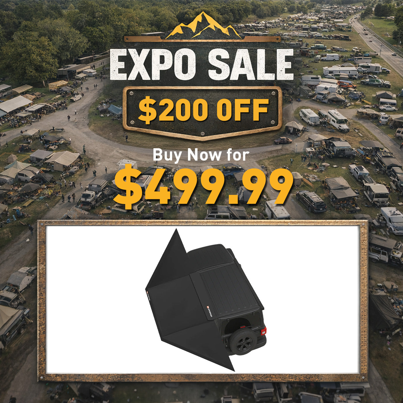 OPENROAD 180 Free Standing Awning Openroad4wd