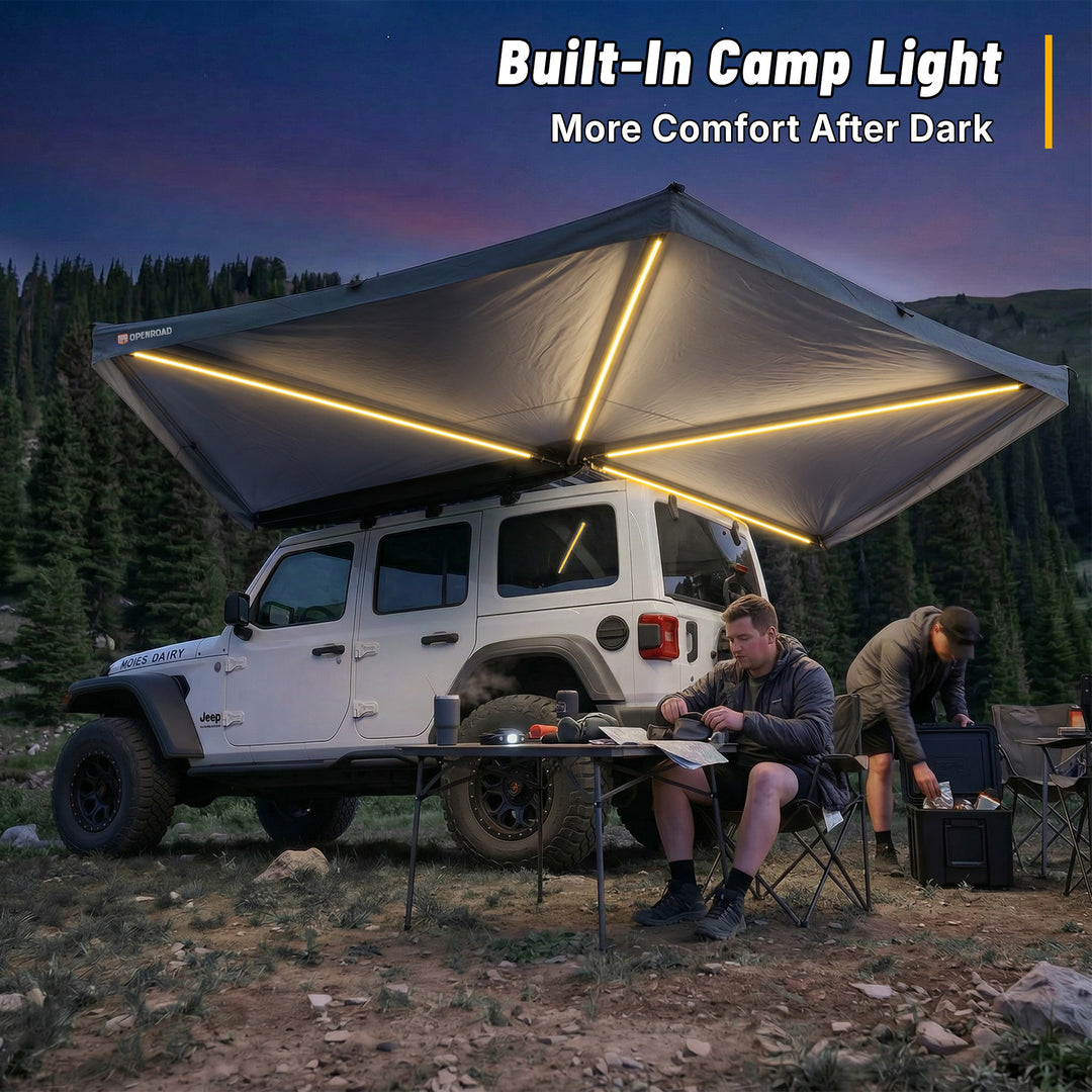 OPENROAD 270 Free Standing Awning for Camping-Trail Series Openroad4wd