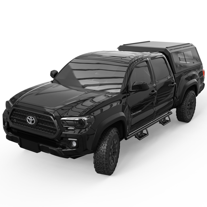OPENROAD Sliding Glass Side Truck Cap for Toyota Tacoma (2016-2023) – 5ft Bed Openroad4wd