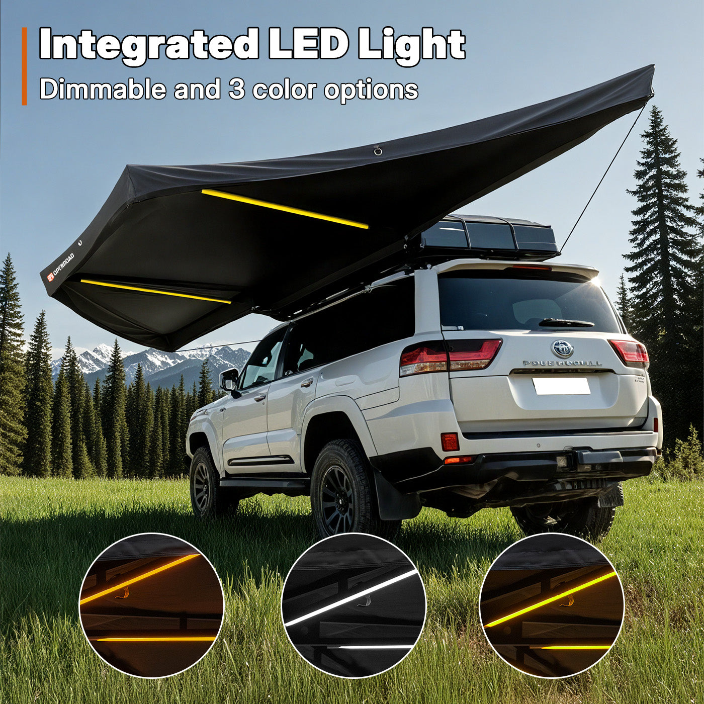 OPENROAD 180 Free Standing Awning Openroad4wd