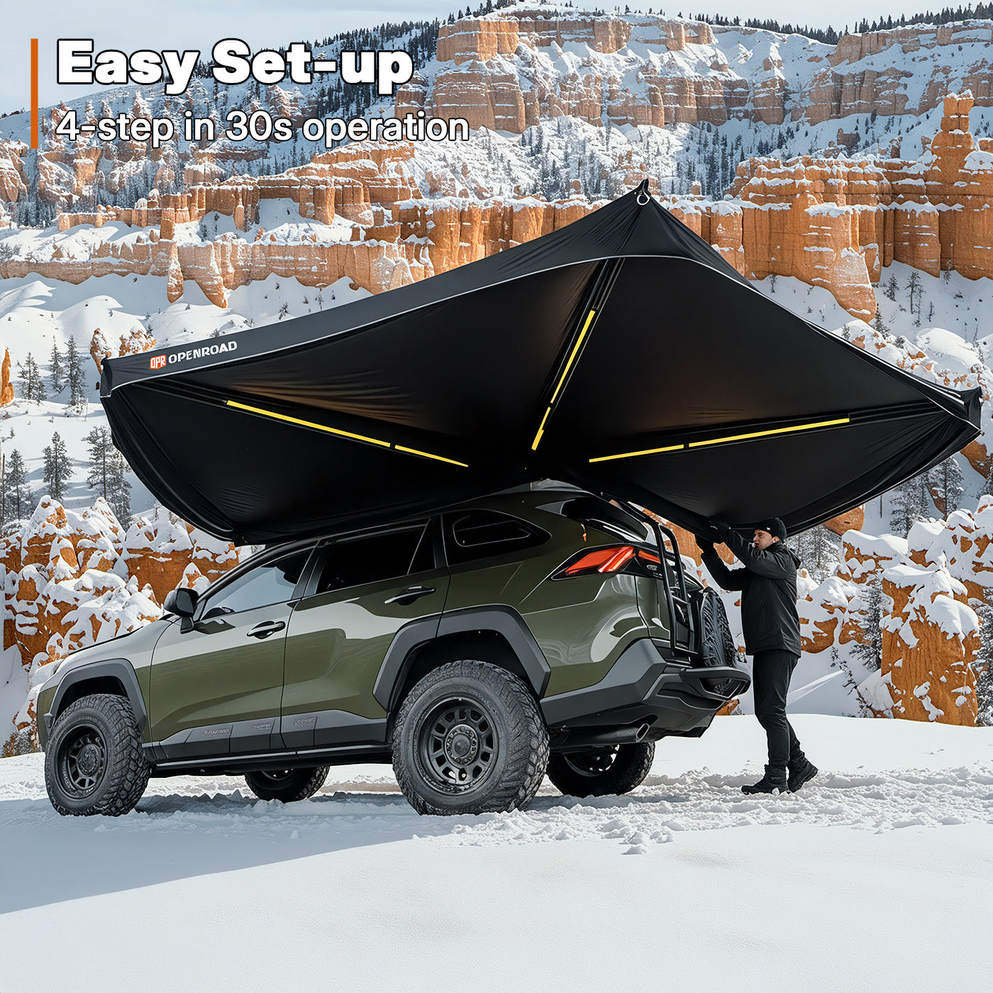 OPENROAD 270 Free Standing Awning for Camping awnings openroad4wd.com