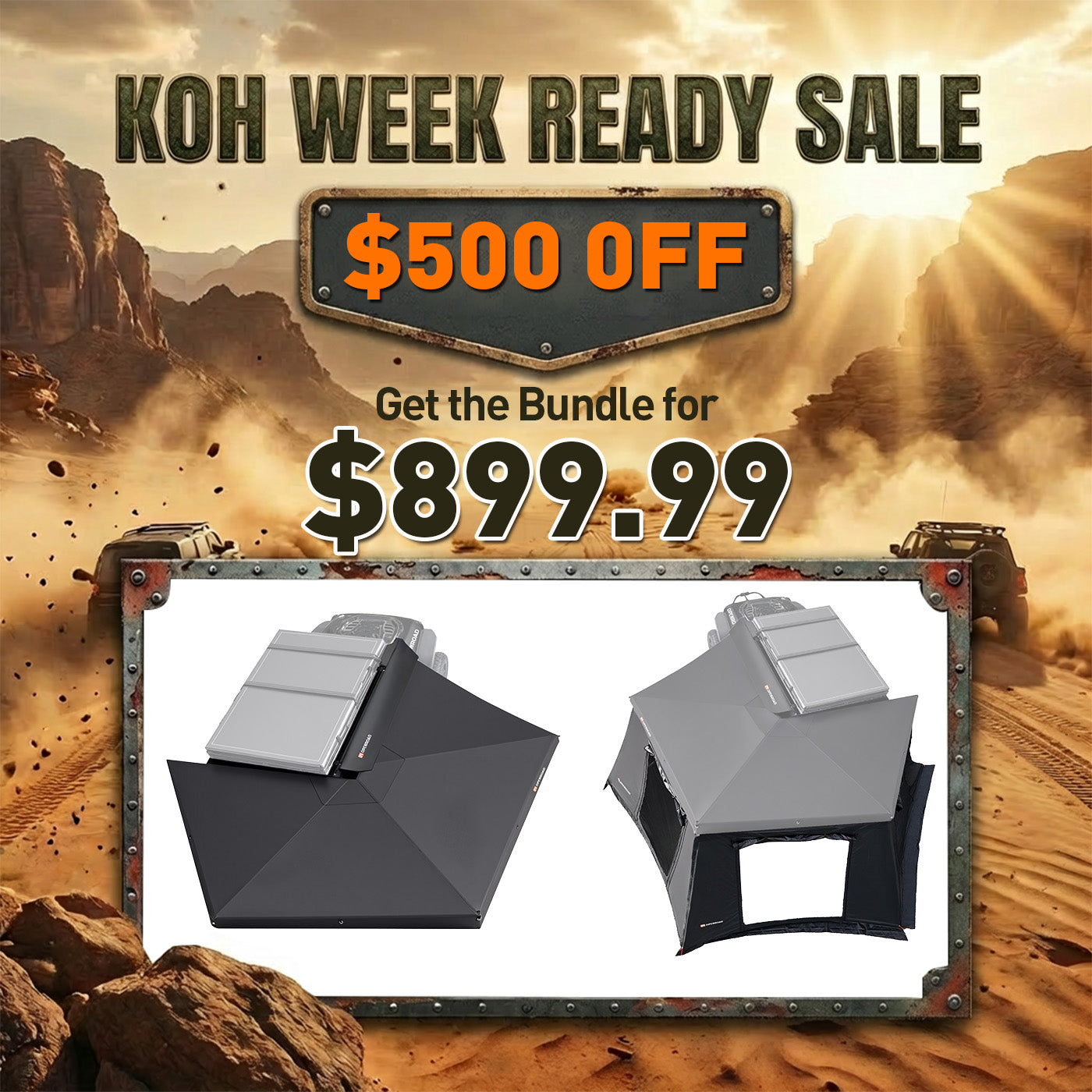 OPENROAD  270 Free Standing Awning for Camping