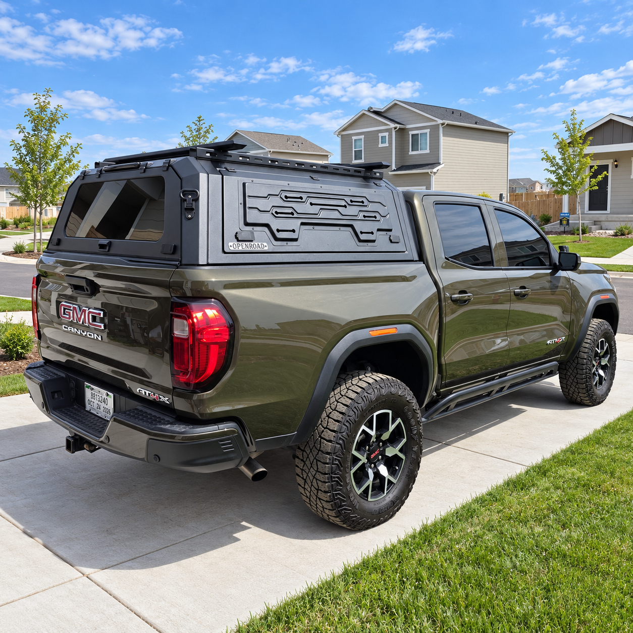 OPENROAD Aluminum Truck Cap for Chevy Colorado/GMC Canyon (2023-2026) – 5ft Bed Openroad4wd