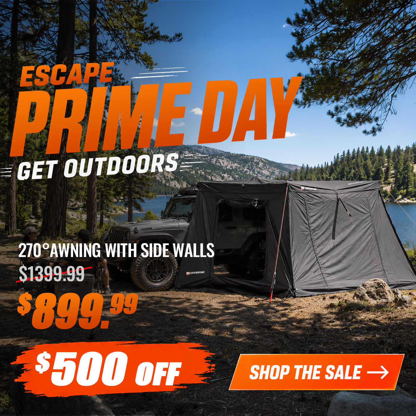 Aluminum Truck Caps, Rooftop Tents, Awnings & Winches – Openroad4wd