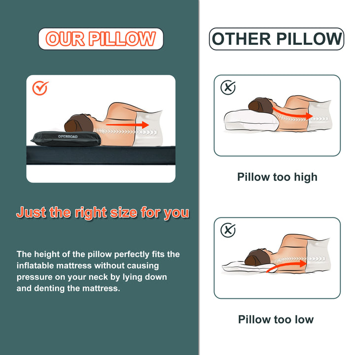 Automatic Inflatable Pillow  openroad4wd.com   